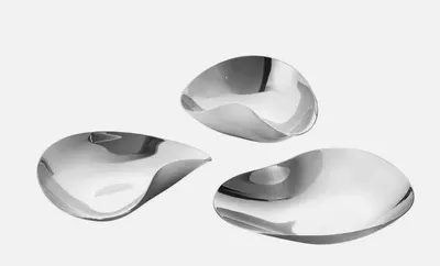 Produktbild von Georg Jensen INDULGENCE CONDIMENT BOWLS, STAINLESS STEEL, 3 PCS 10020212
