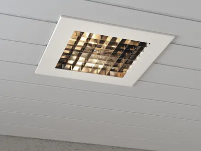 Produktbild von Konstsmide Einbauleuchte Gustav Aluminium, weiß lackiert, Reflektor 7092-200