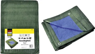 Produktbild von EASY WORK Gewebeplane 3x5m 261224 4303391878279
