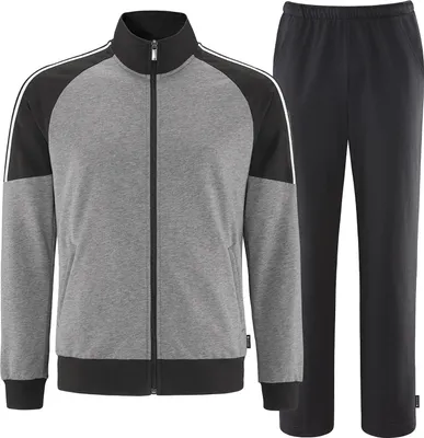 Produktbild von SCHNEIDER SPORTSWEAR FLYNNM - Herren Wohlfühl-Anzug - stahl-mel./schwarz stahl-mel./schwarz 54
