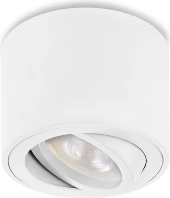 Produktbild von LED Aufbauspot rund weiß 50mm dimmbar 5 Watt warmweiß