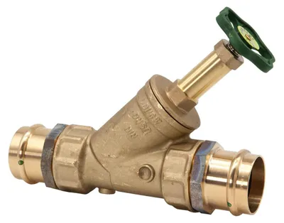Produktbild von Schlösser Armaturen FREISTROMVENTIL, PRESSANSCHL.IG O.ENTL, N.ST.SP, DN50, PRESS54, DVGW
