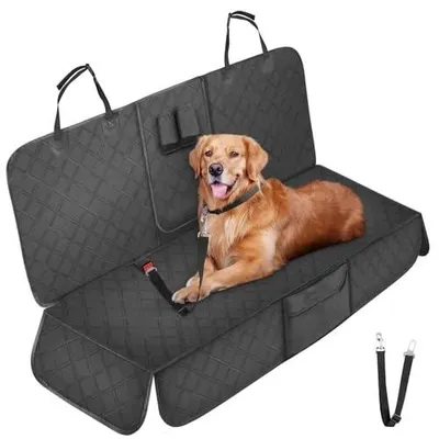 Zdjęcie produktu dla Pokrowiec na tylne siedzenie samochodu dla psa 137X122 cm wodoodporny