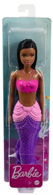 Immagine prodotto di Barbie Dreamtopia - Bambola Sirena Bruna con Coda Viola