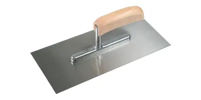 Produktbild von Glttekelle Lnge 280 mm Breite 130 mm Buchenholzheft gehrterer Stahl Strke 0,7 mm