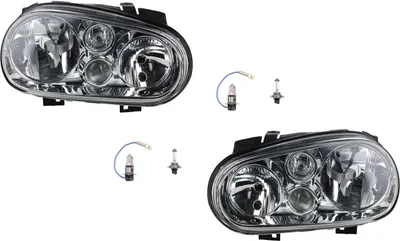 Produktbild von Scheinwerfer passend für VW Golf IV 1J1 1997-2003 Satz mit H7 H1 H3 L R. 1J1941017C 1J1941017K 1J1941018K 1J1941018C Johns