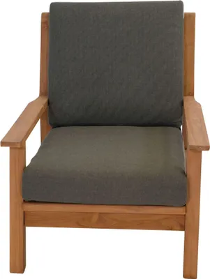 Produktbild von Lesli Living Loungesessel Stafford Taupe-grau/Teak