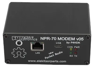 Produktbild von NPR-70 V05 Modem – hohe Leistung, 500 mW HF-Ausgangsleistung, einfache Konfiguration, tragbares Design für die Funkkommunikation im 70-cm-Band