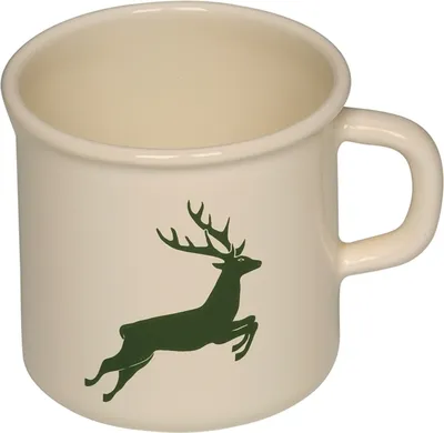 Produktbild von Riess Topf mit Bördel 8cm Hirschgrün