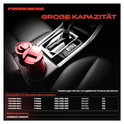 Produktbild von Getränkehalter für S-Klasse W222 S300-S600 S 63 AMG 2013-2019 und W222 V222 X222 S 65 AMG 2014-2019