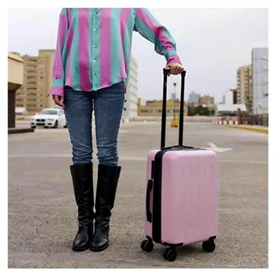 Produktbild von Reisekoffer-Set mit 4 Rollen und Zahlenschloss