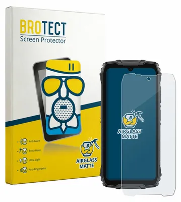 Produktbild von BROTECT Entspiegelungs Schutzglas für Ulefone RugKing 4 Pro Schutzfolie Panzer Folie Glas Display Schutz matt