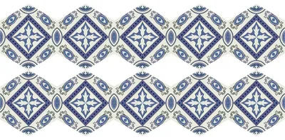 Produktbild von Rutschfeste Bodenaufkleber mit Schutzfolie – LEONARDINA Bodenfliesen – 60 x 135 cm – 10 sechseckige Aufkleber 30 x 26 cm