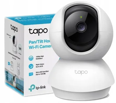 Produktbild von TP-Link Tapo C200 WLAN Schwenkbare IP-Kamera Full HD
