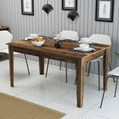 Produktbild von Skye Decor, Milan 516 - Walnut, Esstische, Nussbaum, 145 x 75 x 88 cm