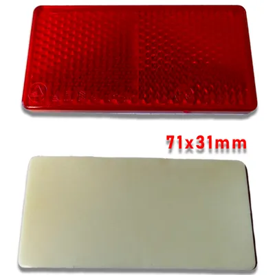 Produktbild von Reflektor | AJ.BA | 71x35mm | selbstklebend | Rot