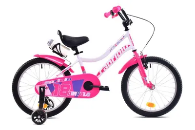 Obrázok produktu pre DETSKÝ BICYKEL CAPRIOLO DIAVOLO KID 18"HT pink-violet