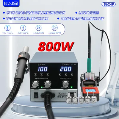 Image de Pistolet thermique 220V 800W - Station de réparation BGA - Élément chauffant en céramique - Pour travaux de soudure et de réparation