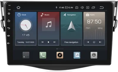 Produktbild von Für Toyota RAV4 3 CA30W 06-13 9" Touchscreen Android Autoradio Navi GPS CarPlay