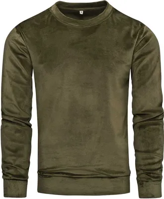 Produktbild von Recea Herren-Kapuzenpulli ohne Kapuze Nasle grün M