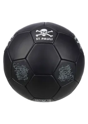 Produktbild von FC St. Pauli - Totenkopf - Ball schwarz, Größe 5