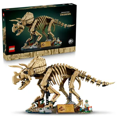 Obrázek produktu pro LEGO Jurassic World Dinosauří fosilie: Triceratops, Sada na stavění, 18 rok/roky, Plast, 1154 kusů, 1,19 kg