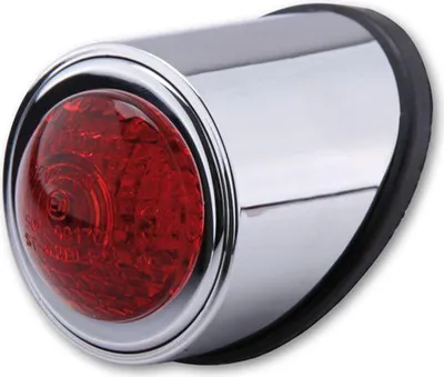 Image de HIGHSIDER smart Feu arrière LED OLD SCHOOL TYP1, chromé, verre rouge, homologué E