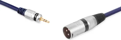 Obrázok produktu pre Kábel s konektorom 3,5 mm stereo - 3-pinový konektor XLR VITALCO Kábel s konektorom 3,5 mm stereo - 3-pinový konektor XLR VITALCO 1,5 m (MK31)