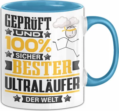 Produktbild von Ultraläufer Geschenk Lustiger Spruch für Ultraläufer Geschenkidee Bester Ultraläufer Der Welt (Blau)