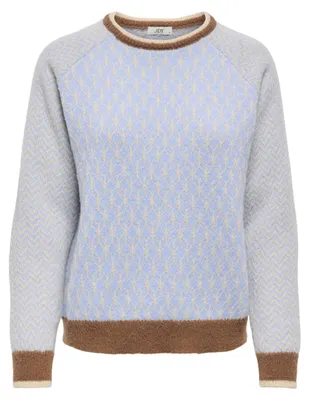 Produktbild von JDYBRYN LIFE L/S ONECK JACQ PULLOVE Crème Brûl XS