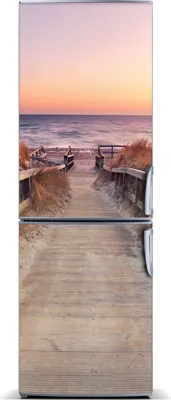 Produktbild von Tulup Kühlschrankdekoration - Magnetmatte - 70 cm x 190 cm - Magnet auf dem Kühlschrank - Der Weg Zum Strand