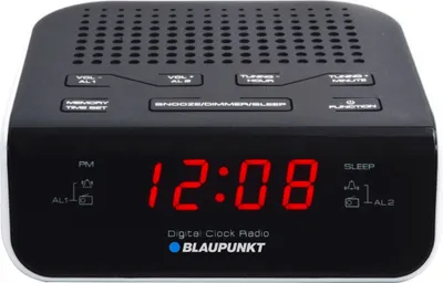 Obrázek produktu pro Blaupunkt CR5WH, Hodiny, FM, PLL, Černá, Bílá, AA, 1,5 V, 50 Hz