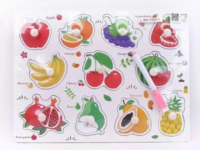 Image de Puzzle de fruits en bois CK010239 91087