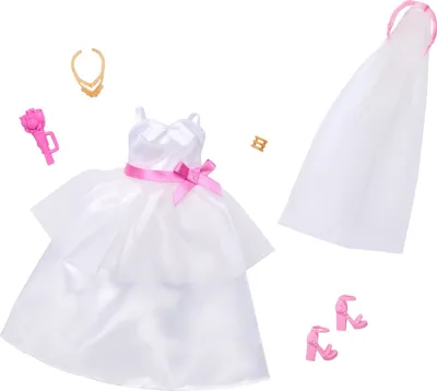 Image de Mattel Barbie Fashions Pack de 2 Mode de mariée