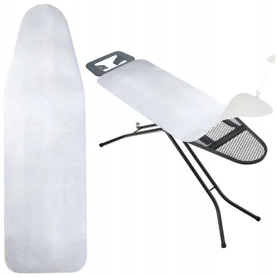 Produktbild von KADAX Brettbezug 127 x 47 cm, bügelbar, dehnbare Teflon-Rückseite