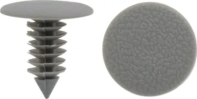 Produktbild von 50 Stk Grau Kunststoff Tuer Kotfluegel Stossstange Push Nieten Clip 8.5mm fuer Auto de