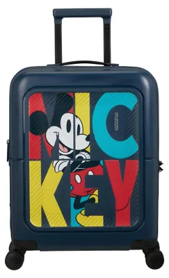 Produktbild von American Tourister Dashpop Disney, Karre, Harte Schale, Blau, Mickey Pop Letters, Kabine, 4 Rad/Räder