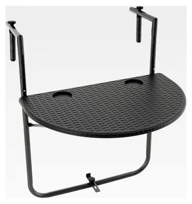 Produktbild von Balkonhängertisch Klapptisch Wandtisch stabil klappbar 59,5 x 40 cm Farbe wählbar