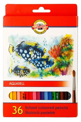 Obrázok produktu pre Akvarelové ceruzky 36 farieb Koh-i-noor
