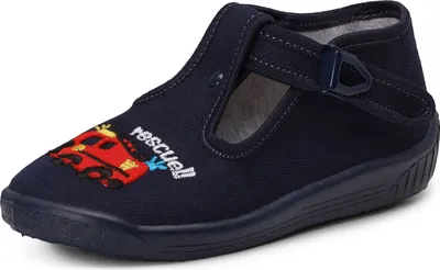 Produktbild von Ladeheid Kinder Hausschuhe LARW001 (Marineblau Rescure, 18 EU)