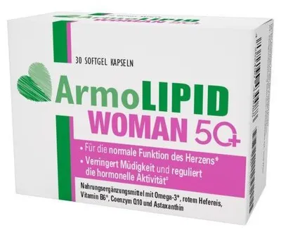 Obrázok produktu pre Armolipid Woman 50+ mäkké kapsuly 30 kapsúl