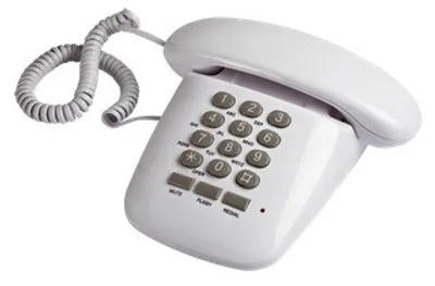 Zdjęcie produktu dla Telefon Brondi Sirio Biały26174 Klawisze Retro Wskaźnik linii