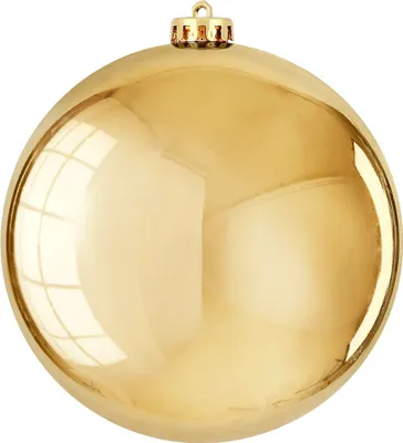 Produktbild von Ornament rund gold glänzend 15 cm