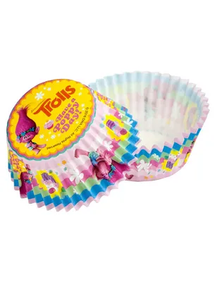 Image de Caissettes à muffins 5 cm x 3 cm, 50 pièces Trolls
