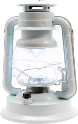 Produktbild von LED Laterne Sturmlaterne Licht Campinglampe dimmbar H 24,5 cm weiß