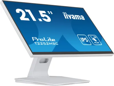 Immagine prodotto di iiyama T2252MSC-W2 iiyama ProLite T2252MSC-W2 Monitor 55,0 cm (21,0 Zoll) weiß