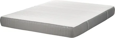Obrázek produktu pro BELIANI Matrace z paměťové pěny bílá s šedou látkou polyester 160 x 200 cm tvrdá snímatelný potah