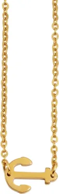 Produktbild von "Desori" Kette mit Anhänger, Anker, Edelstahl, 43+5 cm