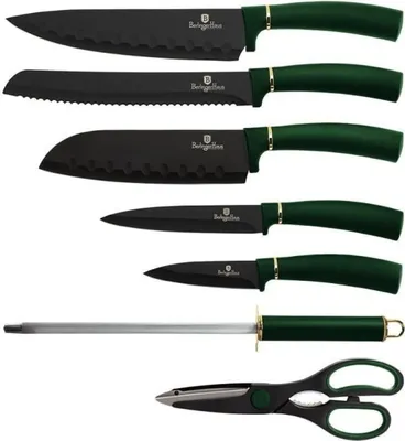 Produktbild von Berlinger Haus Messer Set Bh-2563 Smaragd Im Ständer