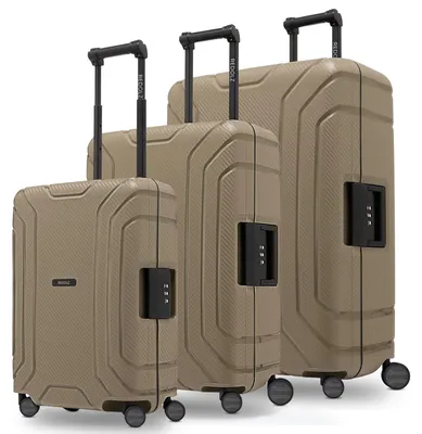 Productafbeelding van REDOLZ trolley Essentials 15 Trolley-Set 3-delig Cool Beige Taupe 55cm